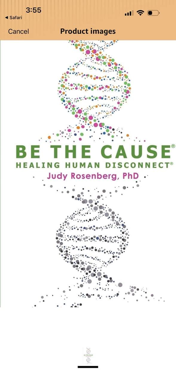Be the Cause book cover by Dr. Judy Rosenberg