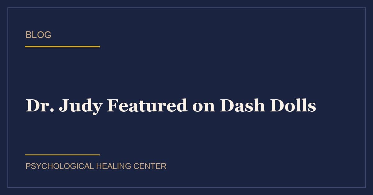 Dr. Judy Featured on Dash Dolls