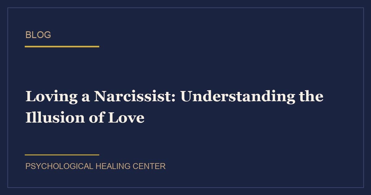 Loving a Narcissist: Understanding the Illusion of Love